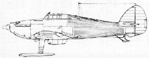 Canadian Hurricane Ski Landing Gear